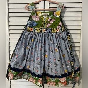 Matilda Jane It’s A Wonderful Parade Halter Tiered Apron Dress